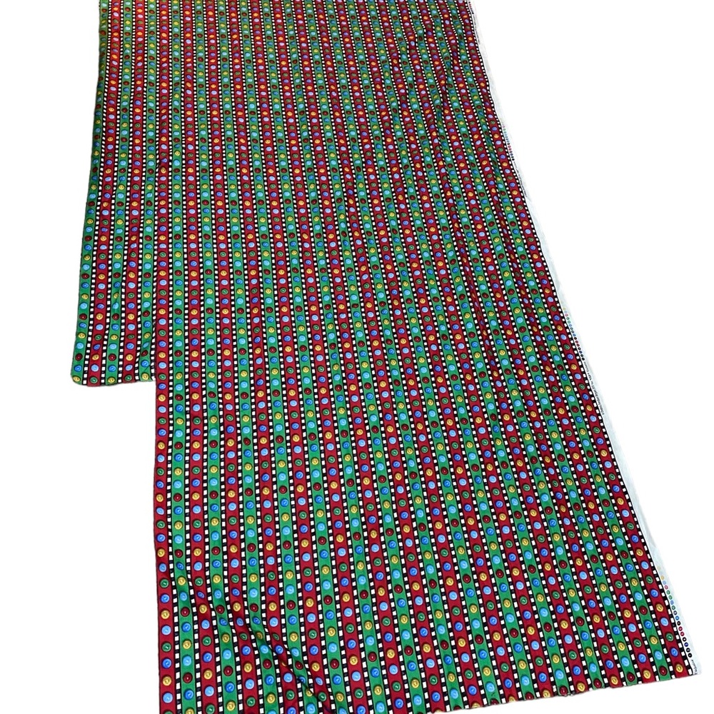 Primary Color Button Fabric Debra Jordan Bryan For VIP - Picture 2 of 2